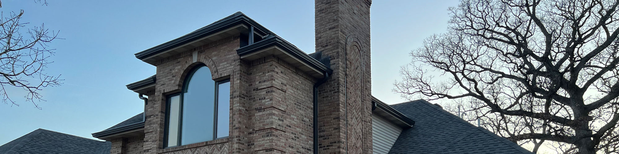 Gutters On New House